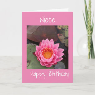 WATER LILLY PARA O CARTÃO DE ANIVERSÁRIO DA NOSSA