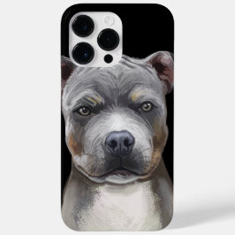 WATERCOLOR AMERICANO STAFFORDSHIRE TERRIER DOG