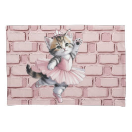 Watercolor Ballerina Kitten Girl Birthday Party 