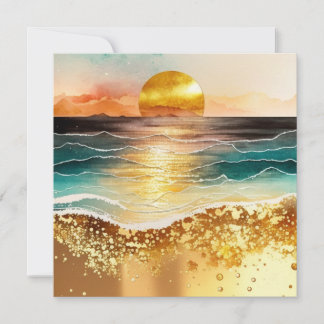Watercolor Beach Series Design 3