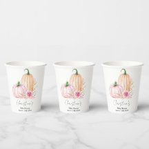 Watercolor Boho Pumpkin Babyshower