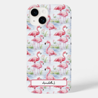 Watercolor Flamingo Pattern