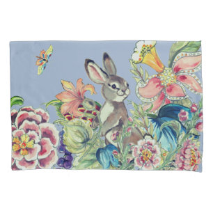 Watercolor Floral Azul Coelho Coelho Chinoiserie