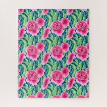 Watercolor Floral Jigsera Quebra-cabeça