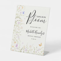 Watercolor Floral Love Is In Bloom Bridal Shower