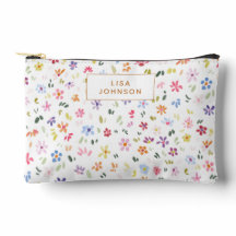 Watercolor Floral Pattern Pretty Personalized