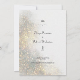 Watercolor Forma Convite Para Casamento De Largura