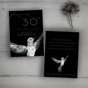 Watercolor Hummingbird ANY Birthday Invance