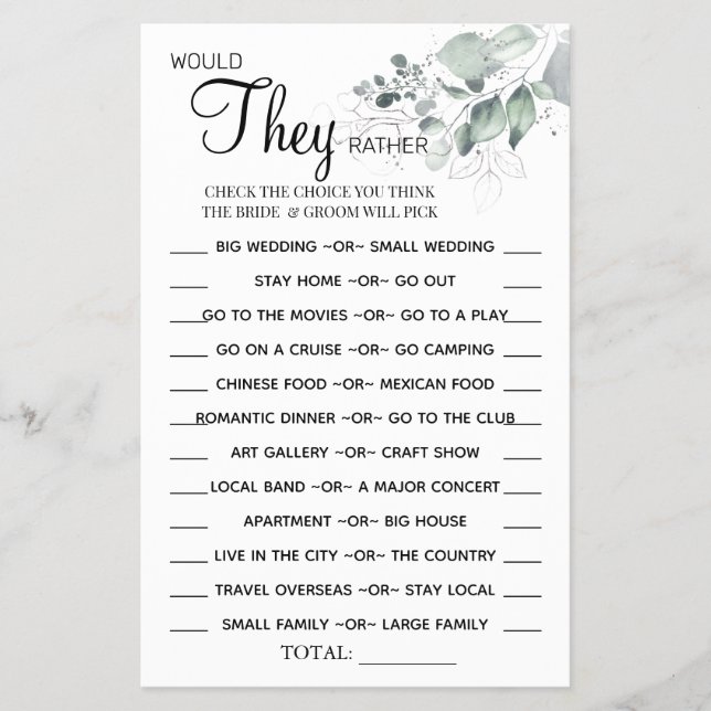 Watercolor Iriam eles Preferencialmente cartão de  (Frente)