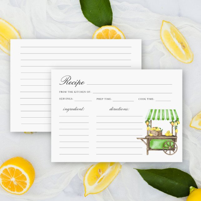 Watercolor lemon citrus Bridal shower (Criador carregado)