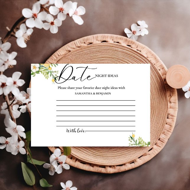 Watercolor Lemon data ideias noturnas Cartão de Av (Criador carregado)