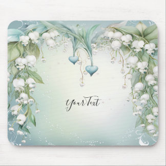 Watercolor Lily do Vale Mousepad
