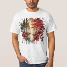 Watercolor Nature Art T-Shirt