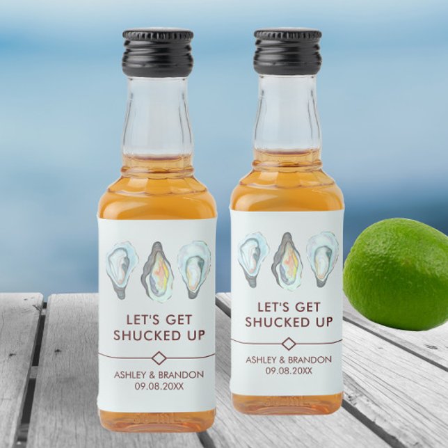 Watercolor Oyster Coastal Seaside Wedding (Criador carregado)