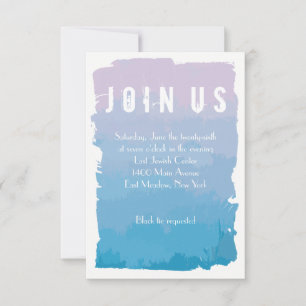 WATERCOLOR PAIXÃO Bat Mitzvah Convite