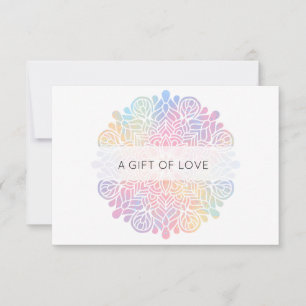 *~* Watercolor Pastel Rainbow Mandala Espiritual