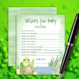 Watercolor Princesa Sapo Deseja Bebê