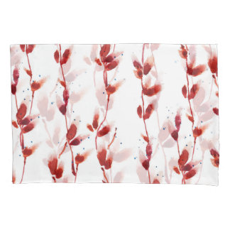 Watercolor Pussy-Willow Pattern: Nature Beauty.