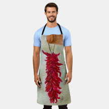 Watercolor Red Chile Ristra Novo México