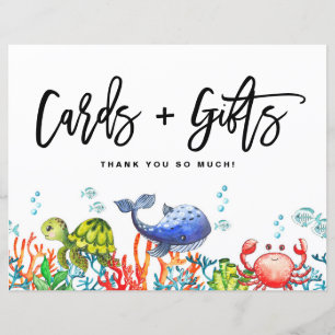 Watercolor sob o símbolo de Cartas e Presentes do 