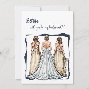 Watercolor Você será meu cartão de licitação