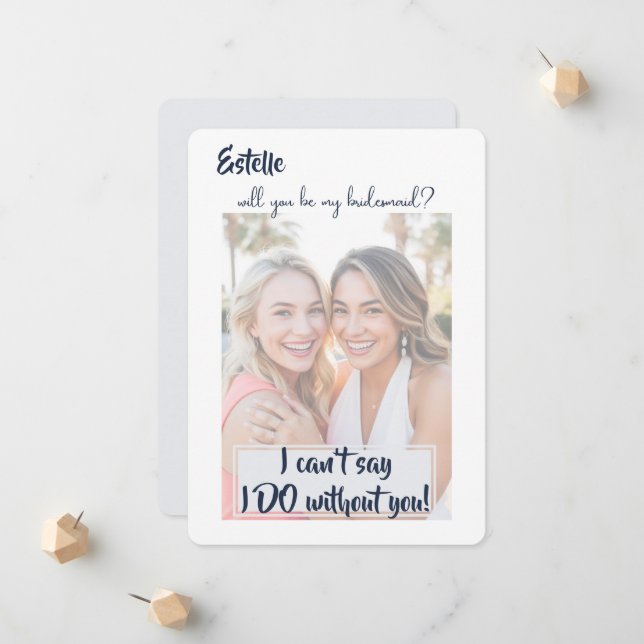 Watercolor Você será meu cartão de licitação (Frente/Verso In Situ)