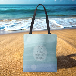 Watercolor Waves Sereid Magic Tote Bag