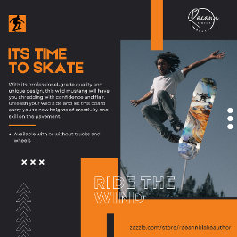 Watercolor Wild Mustang Skateboard