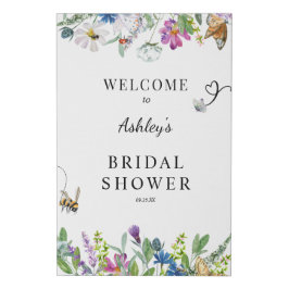 Watercolor Wildflower | Sinal de boas-vindas do Ch