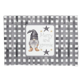 Watercolor Winter Gnomon Buffalo check Natal