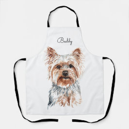 Watercolor Yorkie personalizado