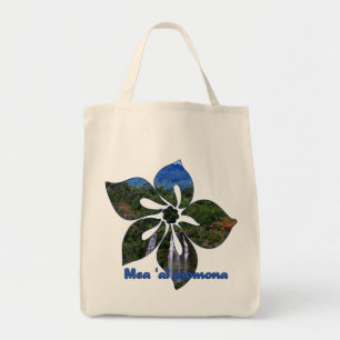 "Waterfall Hibiscus" - Bolsa de mercearia
