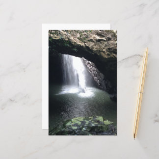 Waterfall Photograph Scrapbook Paper