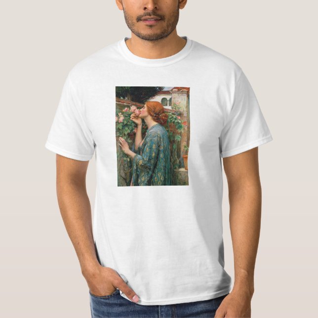 Waterhouse a alma do t-shirt do rosa (Frente)