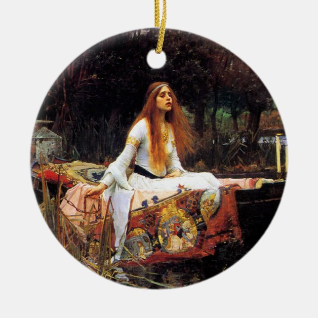 Waterhouse a senhora do ornamento de Shalott (Frente)