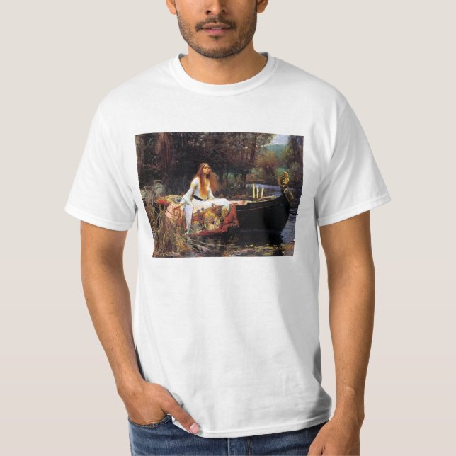 Waterhouse a senhora do t-shirt de Shalott (Frente)