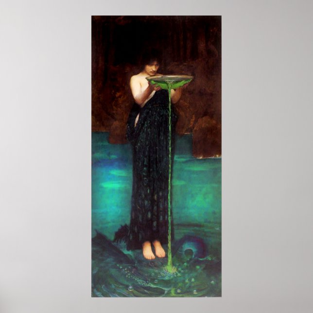 Waterhouse Circ Invidiosa Poster (Frente)