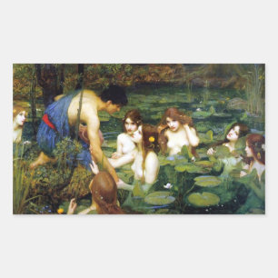 Waterhouse Hylas e as etiquetas das ninfas