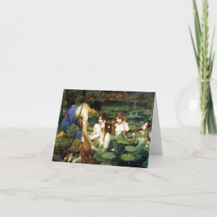 Waterhouse Hylas e o Cartão de Nota das Ninfas