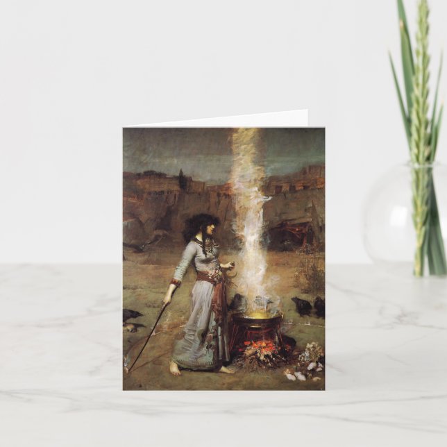 Waterhouse O Cartão De Nota De Círculo Mágico (Frente)