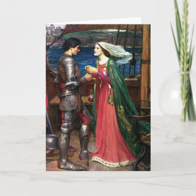 Waterhouse Tristan e cartão de Isolde (Frente)