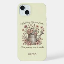 Watering My Own Peace Vintage Floral Botanical