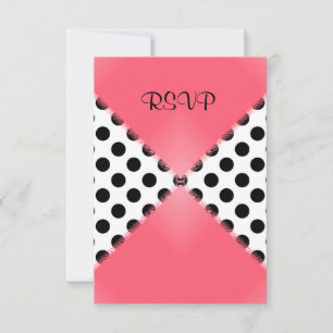 WATERMELON MODERN SPOT WEDTING RSVP