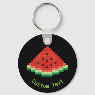 Watermelon Pixel Art Chaveiro