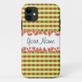 Watermelon Verifique seu nome capas de iphone