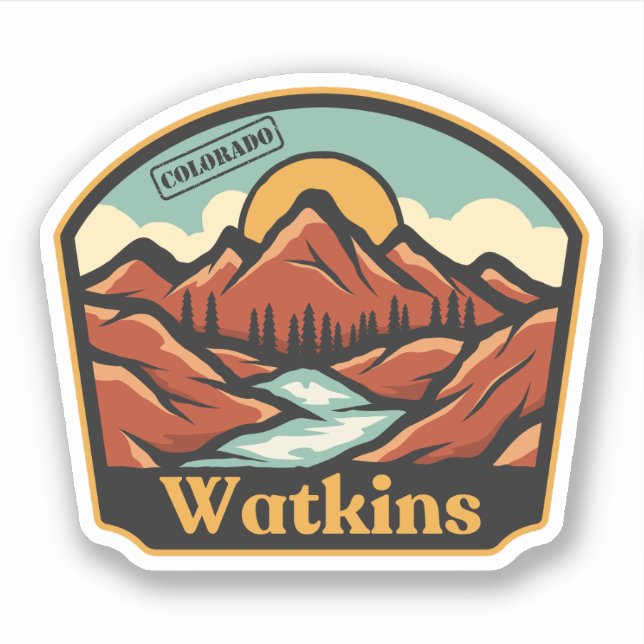 Watkins, Adesivo Colorado (Frente)