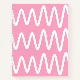 Wave No. 3 - Notebook (Flamingo Pink)