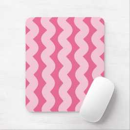 Wave No. 4 - Mouse Pad (Hot Pink)