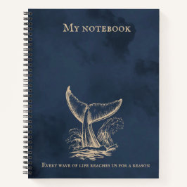 Wave Notebook – Ocean-Inspired Journal for Notes