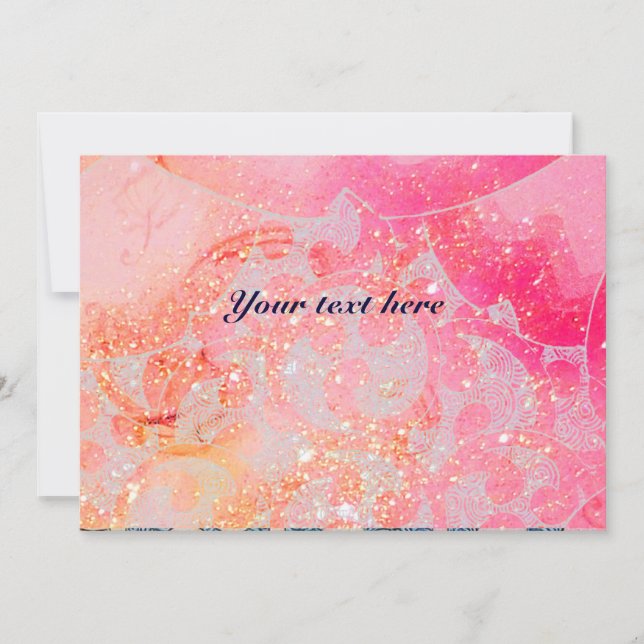 WAVES, faíscas cor-de-rosa azul violeta vermelho v (Frente)